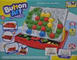 משחק יצירה להרכבת ציורים עם כפתורים צבעוניים גודל אריזה כ- 40.5X31 ס"מ קונים רק באטרקציה מהיבואן לצרכן