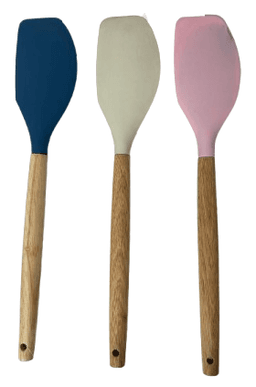 לקקן סיליקון עם ידית עץ - במבחר צבעים קונים רק באטרקציה מהיבואן לצרכן