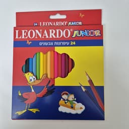חבילה 24 צבעי עפרון LEONARDO קונים רק באטרקציה מהיבואן לצרכן
