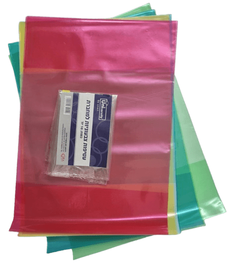 חבילה 10 עטיפות צבעוניות למחברת סיכה A5 קונים רק באטרקציה מהיבואן לצרכן