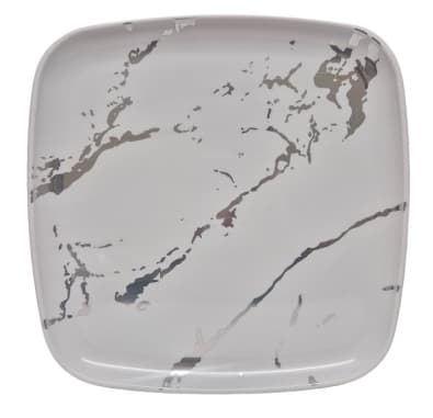 מגש מרובע לבן 30X30 ס"מ