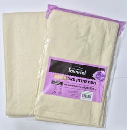 מפת שולחן חד פעמי מהודרת עיטור מוטבע כ - 120X270ס"מ - קרם קונים רק באטרקציה מהיבואן לצרכן