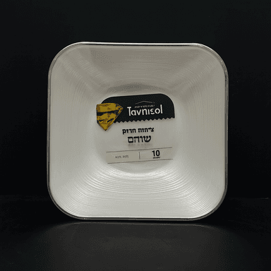 חבילה 10 מרקיות חד פעמי יוקרתי - פנינה עם פס כסף קונים רק באטרקציה מהיבואן לצרכן