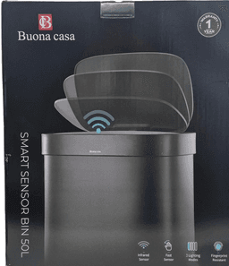 פח חכם 50 ליטר עם חיישן קונים רק באטרקציה מהיבואן לצרכן