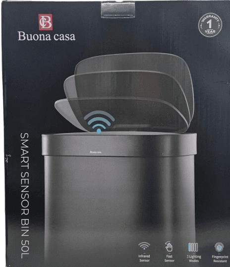 פח חכם 50 ליטר עם חיישן קונים רק באטרקציה מהיבואן לצרכן