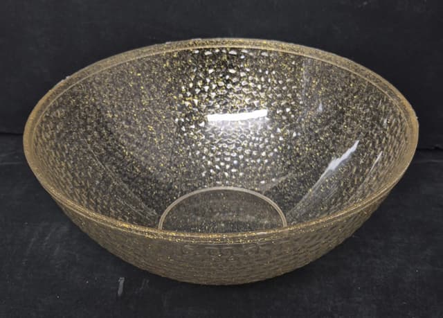 קערה חד פעמי קוטר כ - 19ס"מ -שקוף/נצנץ זהב/נצנץ כסף קונים רק באטרקציה מהיבואן לצרכן