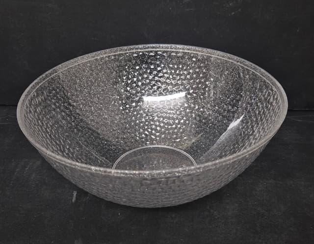 קערה חד פעמי קוטר כ - 30ס"מ -שקוף/נצנץ זהב/נצנץ כסף קונים רק באטרקציה מהיבואן לצרכן