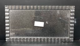 מגש מלבני מסגרת גלים כ- 43X22.5 ס"מ - נצנץ כסף קונים רק באטרקציה מהיבואן לצרכן