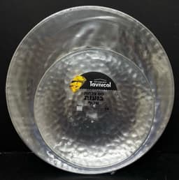 סט צלחות בועות שקוף 16