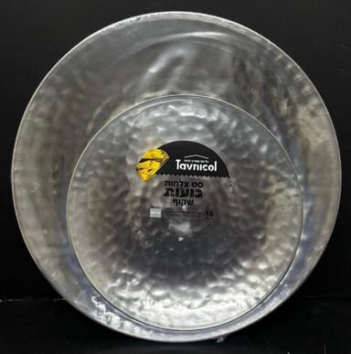 סט צלחות בועות שקוף 16
