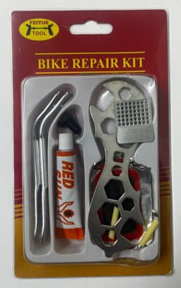 ערכה לתיקון פנצ'ר עם כלים קונים רק באטרקציה מהיבואן לצרכן