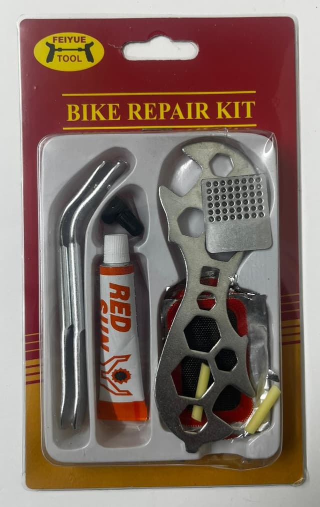 ערכה לתיקון פנצ'ר עם כלים קונים רק באטרקציה מהיבואן לצרכן