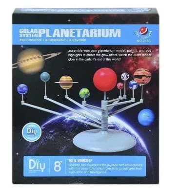 ערכה לבנייה של מערכת השמש עם מעמד וצבעים קונים רק באטרקציה מהיבואן לצרכן