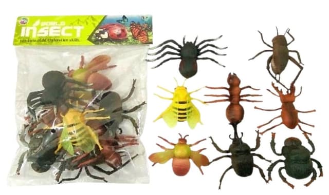 חבילה 8 חרקים גדולים בשקית קונים רק באטרקציה מהיבואן לצרכן