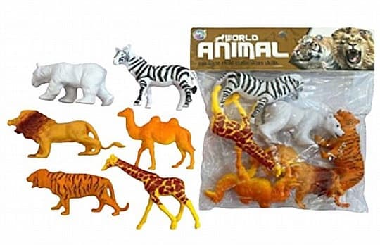 חבילה 6 חיות יער בשקית קונים רק באטרקציה מהיבואן לצרכן