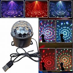 מנורה לד אורות דיסקו עם כבל USB קונים רק באטרקציה מהיבואן לצרכן