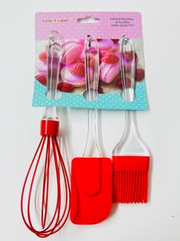 סט מטרפה, לקקן ומברשת סיליקון אדום/ירוק/כחול קונים רק באטרקציה מהיבואן לצרכן