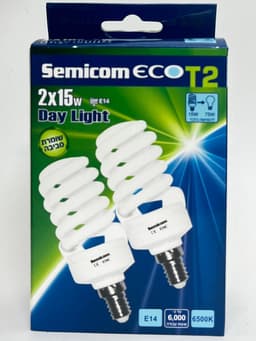 נורה אקו טי2 15וואט