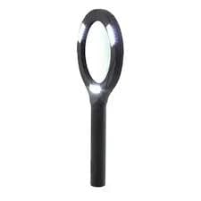 זכוכית מגדלת +תאורה