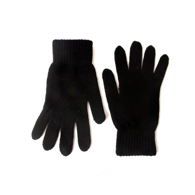 כפפות צמר נוער/מבוגר - שחור קונים רק באטרקציה מהיבואן לצרכן