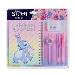 סט כתיבה סטיץ עם מחברת ספירלה קשיחה ו 3 עטים קונים רק באטרקציה מהיבואן לצרכן