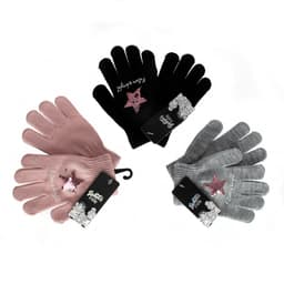 כפפות בנות כוכב פאייטים