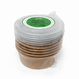 חבילה 6 קופסאות קרטון קראפט חד פעמי עם 6 מכסים כ - 750מ"ל קונים רק באטרקציה מהיבואן לצרכן