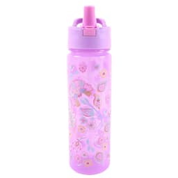 בקבוק שתיה עם לחצן 600 מ"ל - פרחוני קונים רק באטרקציה מהיבואן לצרכן