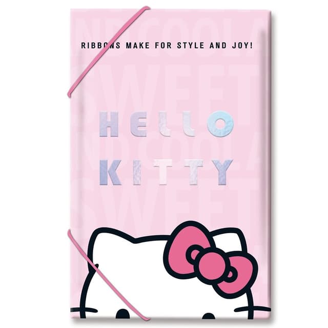 תיקיה עם גומי PP/ A4 הלו קיטי קונים רק באטרקציה מהיבואן לצרכן