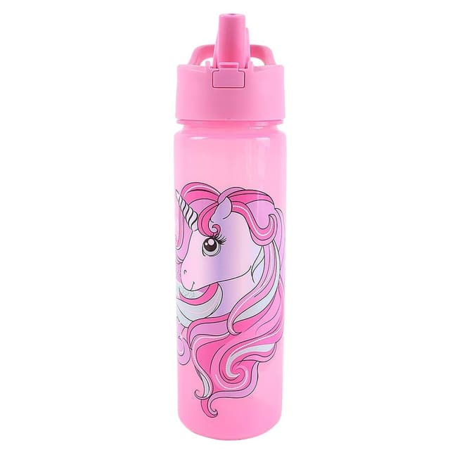 בקבוק שתיה עם לחצן 600 מ"ל - חד קרן קונים רק באטרקציה מהיבואן לצרכן