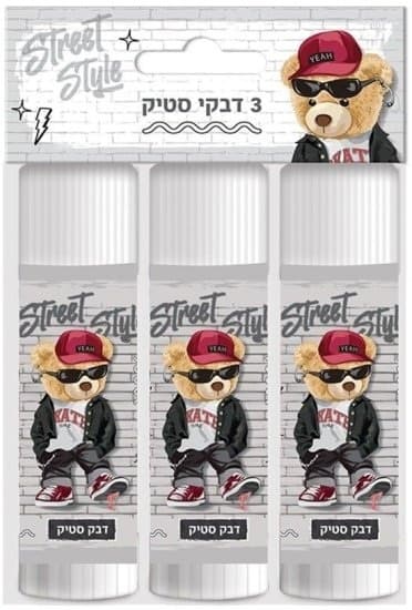 סט 3 דבק סטיק דובי קונים רק באטרקציה מהיבואן לצרכן