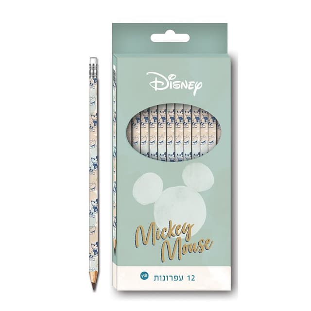 חבילה 12 עפרונות -מיקי קונים רק באטרקציה מהיבואן לצרכן