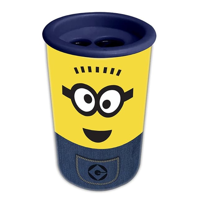 מחדד מיכל 2 חורים - מיניונים קונים רק באטרקציה מהיבואן לצרכן