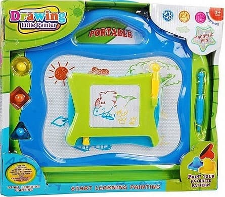 לוח ציור מחיק מגנטי כ - 35X37 ס"מ קונים רק באטרקציה מהיבואן לצרכן