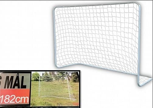 שער כדורגל מתכת לבית/חצר כ - 182X122X61 ס"מ קונים רק באטרקציה מהיבואן לצרכן