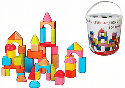 50 יחידות קוביות עץ צבעוניות קונים רק באטרקציה מהיבואן לצרכן