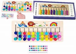 פאזל עץ צבעים – 11 שורות צבעוניות כ - 36X16 ס"מ קונים רק באטרקציה מהיבואן לצרכן