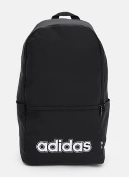 תיק אדידס מקורי שחור כיתוב לבן על הכיס הקדמי עם היקף שחור קונים רק באטרקציה מהיבואן לצרכן