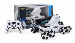 רובוט נטען עם שלט יורה כדורי ג'לי ועשן, מדליק אורות ומסתובב 360° קונים רק באטרקציה מהיבואן לצרכן