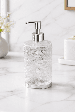 דיספנסר אקרילי עגול לסבון נוזלי קונים רק באטרקציה מהיבואן לצרכן