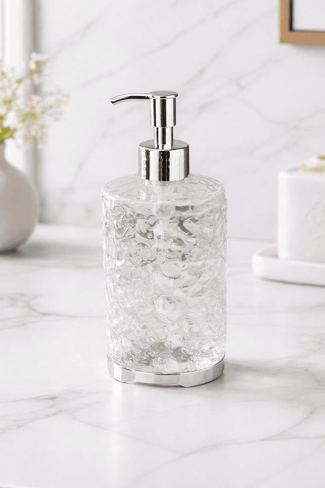 דיספנסר אקרילי עגול לסבון נוזלי קונים רק באטרקציה מהיבואן לצרכן