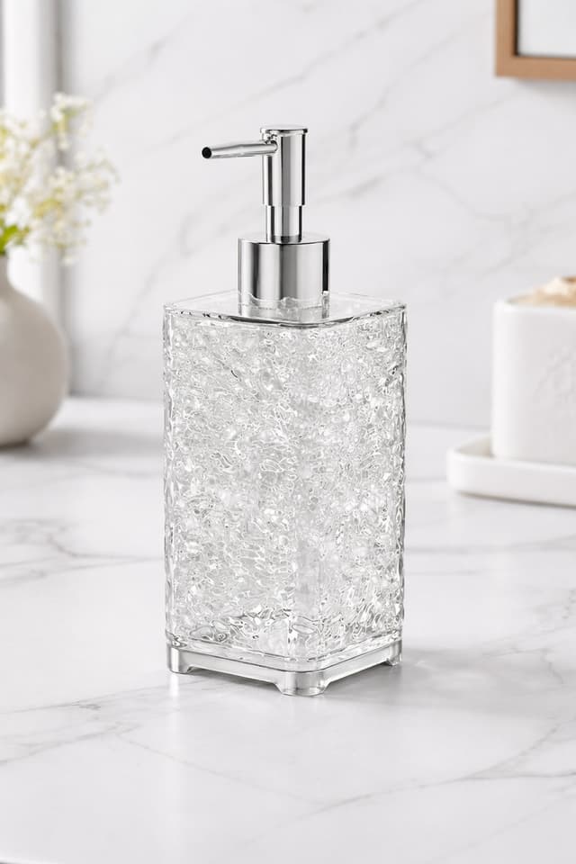 דיספנסר אקרילי מרובע לסבון נוזלי קונים רק באטרקציה מהיבואן לצרכן