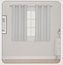 וילון דגם חצי אטום בד ג'קראד מידה : 140X160ס"מ צבעים: אפור בהיר/ אפור כהה קונים רק באטרקציה מהיבואן לצרכן