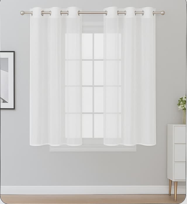 וילון קרפ כ - 140X160 ס"מ לבן שמנת בהיר קונים רק באטרקציה מהיבואן לצרכן