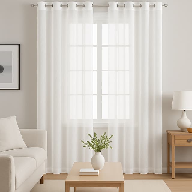 וילון קרפ כ - 140X250 ס"מ לבן שמנת בהיר קונים רק באטרקציה מהיבואן לצרכן