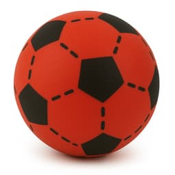 כדורגל ספוג איכותי כ- 20 ס"מ - אדום קונים רק באטרקציה מהיבואן לצרכן