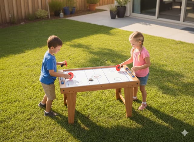 הוקי אוויר גדול עם רגליים - מידה כ - 69X36X59 ס"מ קונים רק באטרקציה מהיבואן לצרכן