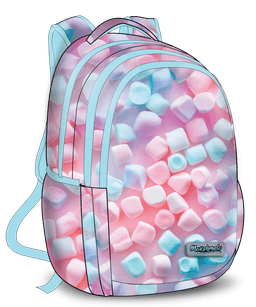 תיק גב לבית ספר – 3 תאים, גב מרופד / מרשמלו פסטל קונים רק באטרקציה מהיבואן לצרכן