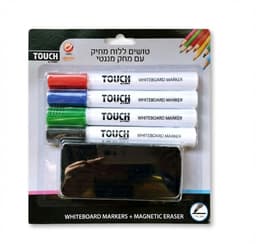 טושים ללוח מחיק +מחק