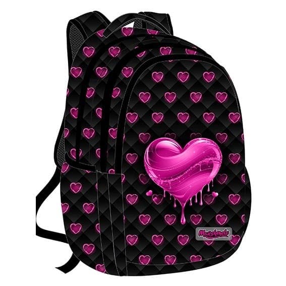 תיק גב לבית ספר – 3 תאים, גב מרופד / שפתיים ורודות קונים רק באטרקציה מהיבואן לצרכן